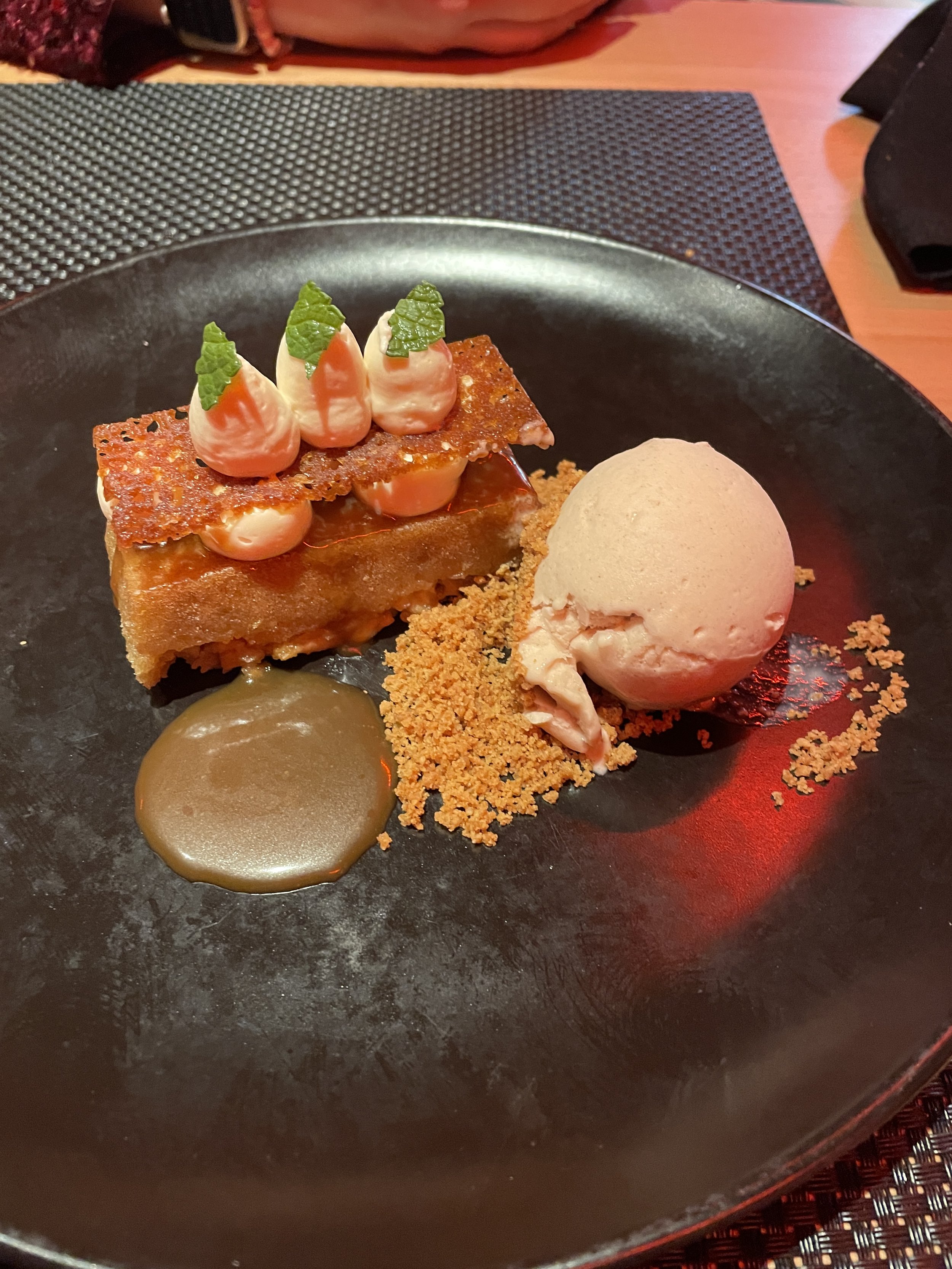 The restaurants on Virgin Voyages Resilient Lady offer delectable desserts to enjoy.