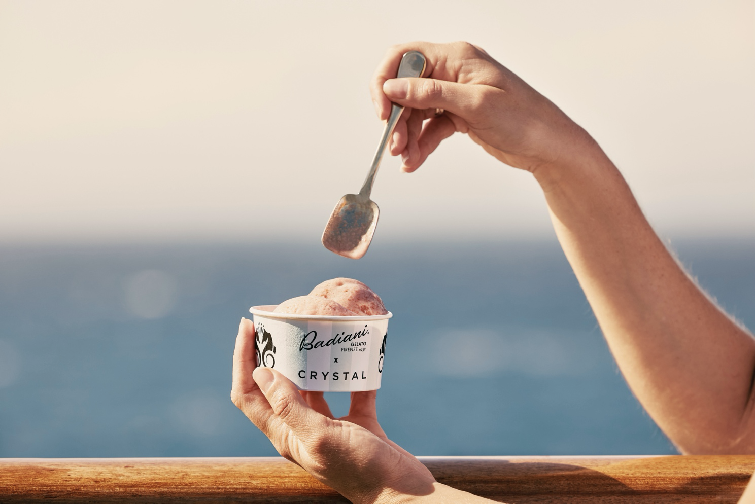 Crystal Cruises Partners with Badiani 1932 to Serve Iconic Italian Gelato
