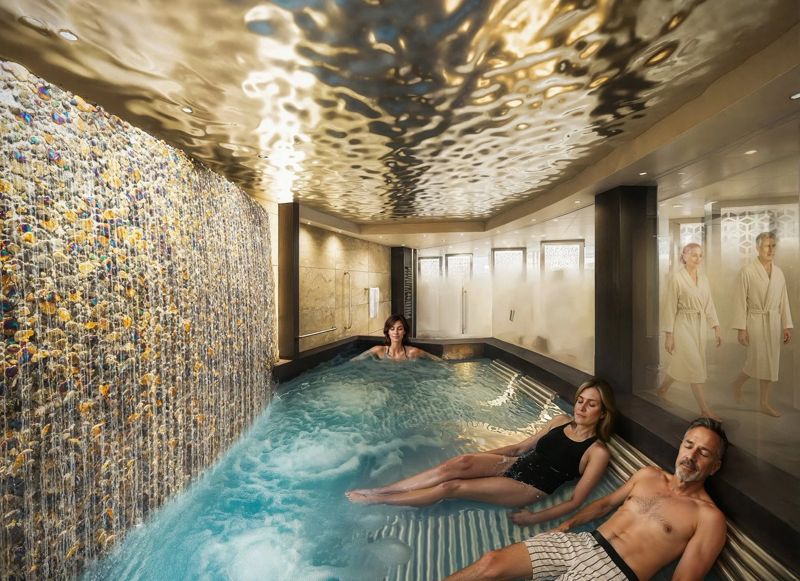 The Spa on Celebrity Xcel - Hydra Room at the Spa  Images: Celebrity Cruises
