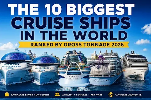 The 10 Biggest Cruise Ships in the World (Ranked by Size)