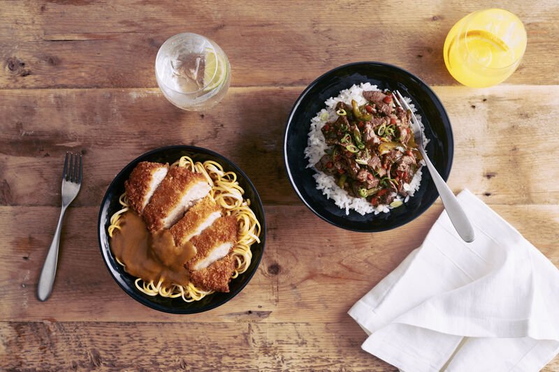 Katsu Chicken &amp; Stir Fry at Fusion