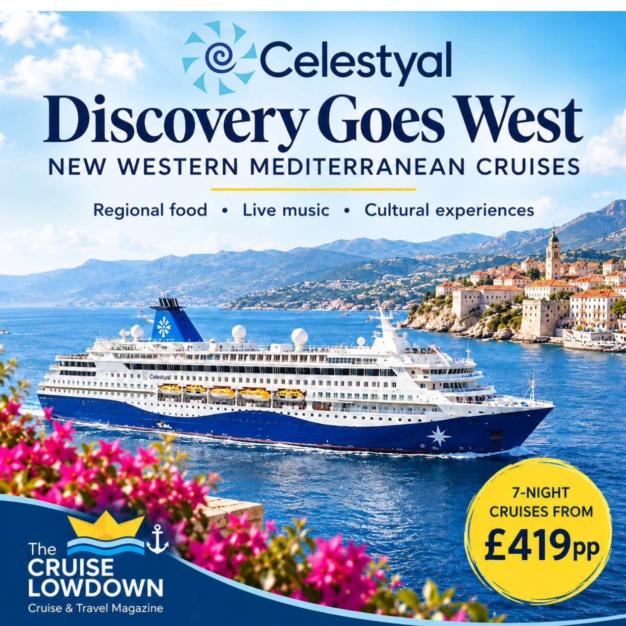 Celestyal Discovery Reveals New Food, Shows and Experiences for Western Mediterranean Cruises