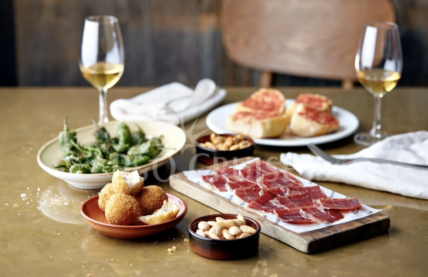 Tapas by José Pizarro in The Glass House on P&O Cruises