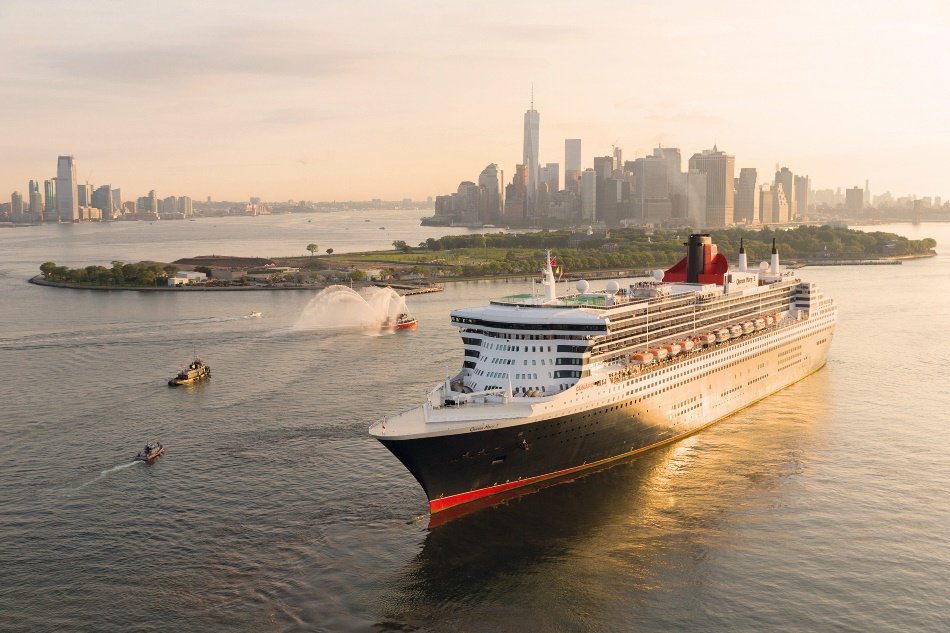 Luxury cruise ship sailing in 2025
