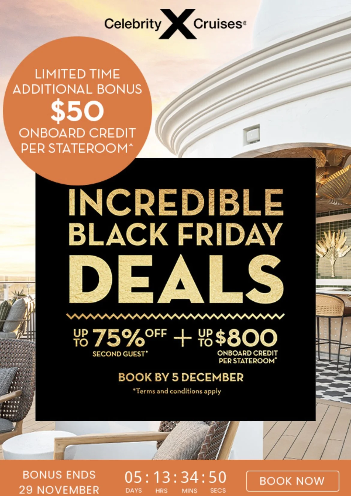 NEW! Celebrity Cruises Black Friday Deals & Offers 2022 — Cruise Lowdown