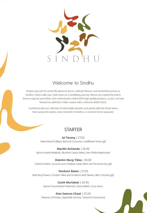 P&O Cruises Sindhu Speciality Restaurant 2025/26 - With Menus & Review