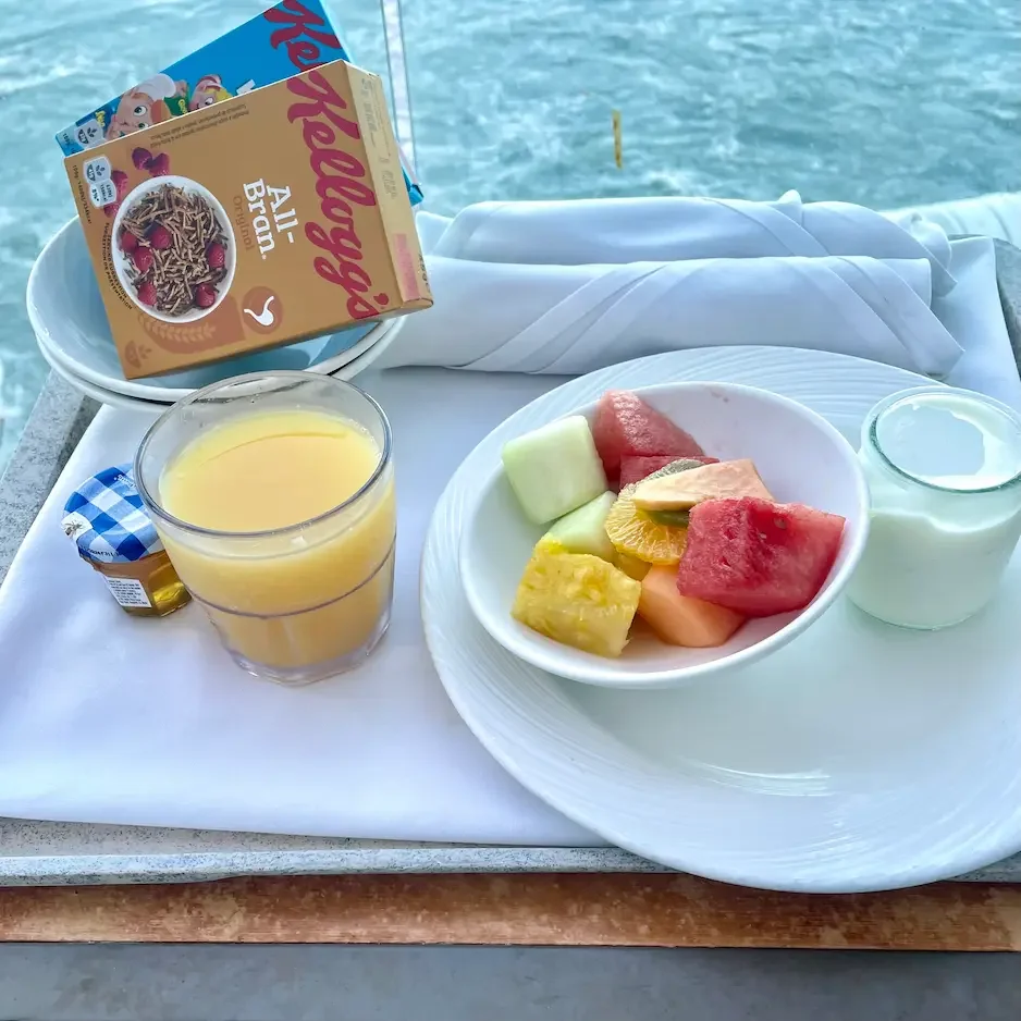 Room service breakfast on your balcony is wonderful but comes with a price tag.