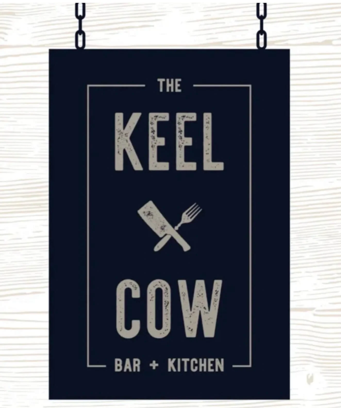 Front page from P&O Keel & Cow Menu