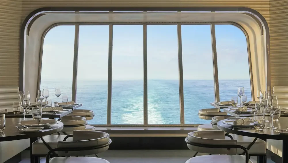 Coveted window seat in the Wake on Virgin Viyaged