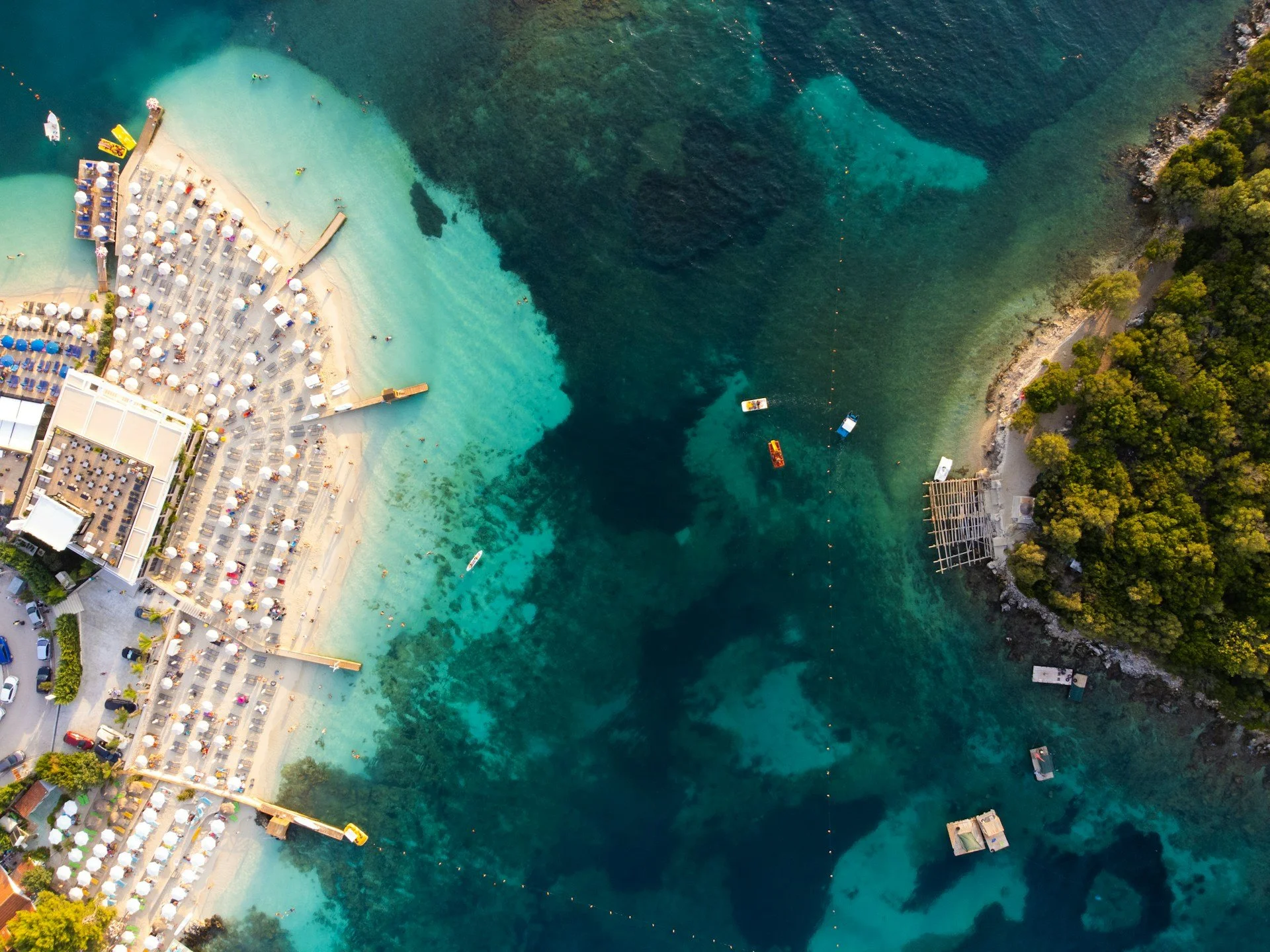 Ksamil Beach is accessible on Marella Ionian cruise