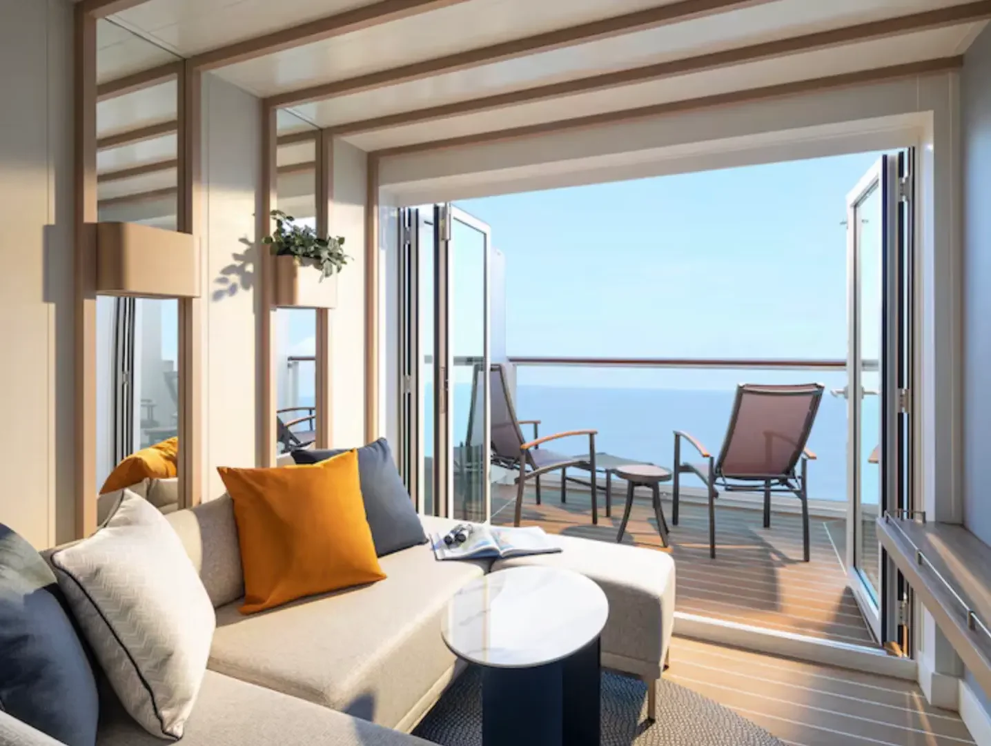 P&O Cruises introduce conservatory mini suites including accommodation sleeping up to 5 guests perfect for families - available on Iona and Arvia
