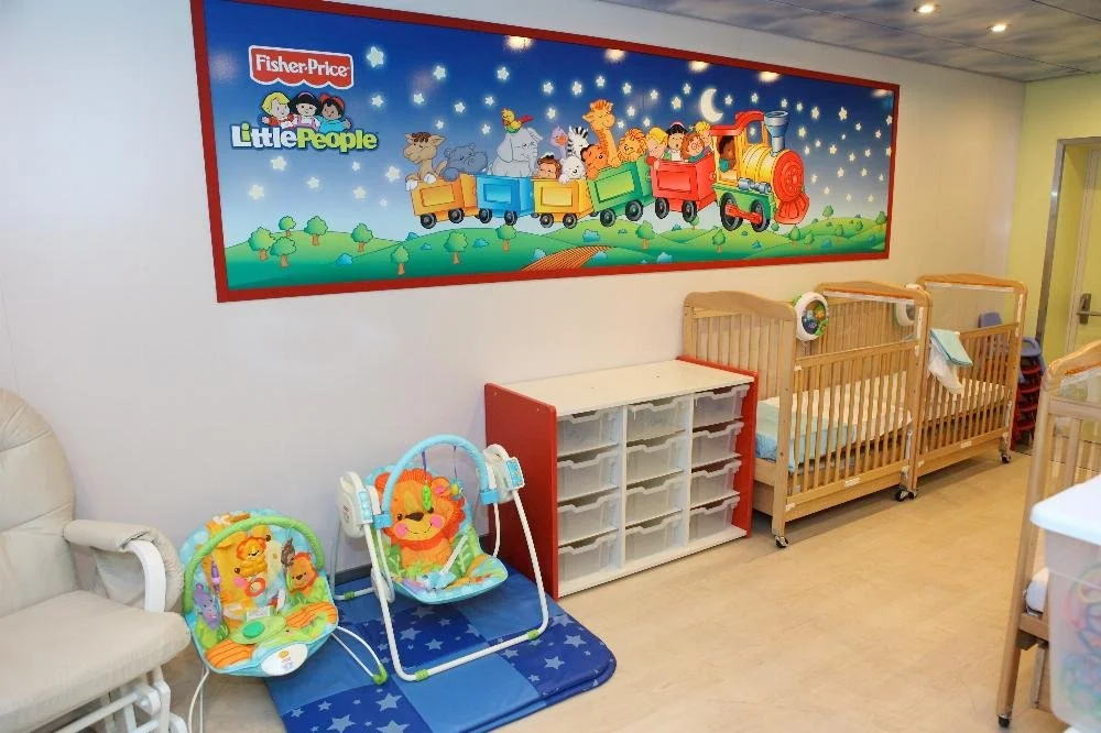Royal Caribbean's Oasis of the Seas offers the Royal Babies and Tot's Nursery for kids ages 6 mths. to 3 years old.
