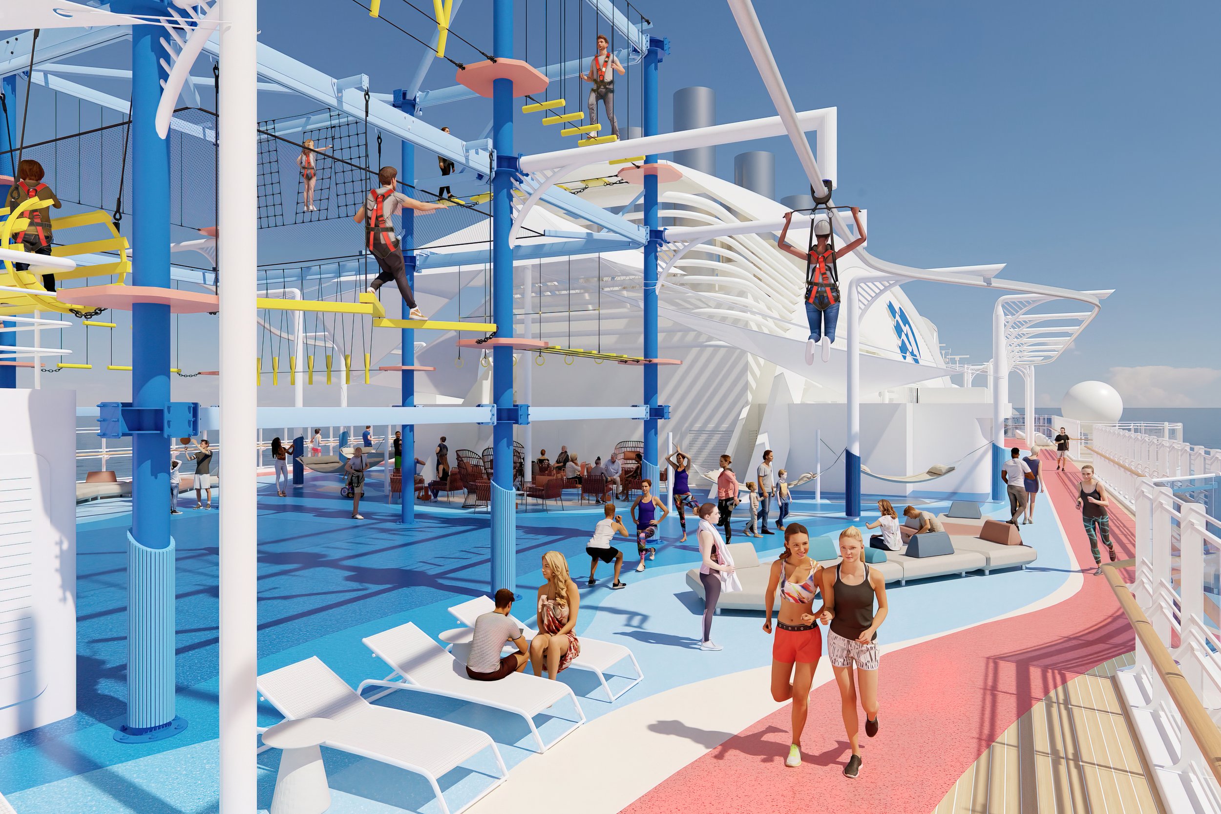 Sun Princess Princess Cruises unveils Park19 Family Activity Zone