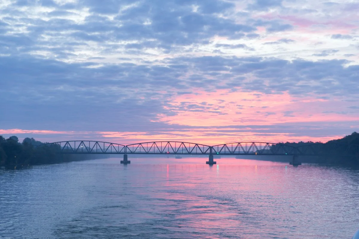 The Danube river at sunset - just one reason that River Cruising experienced a good year in 2025.