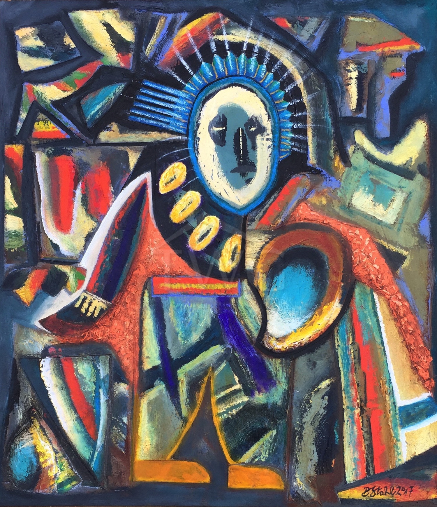 "Canvas Collage 2" by David Stahl, 2017