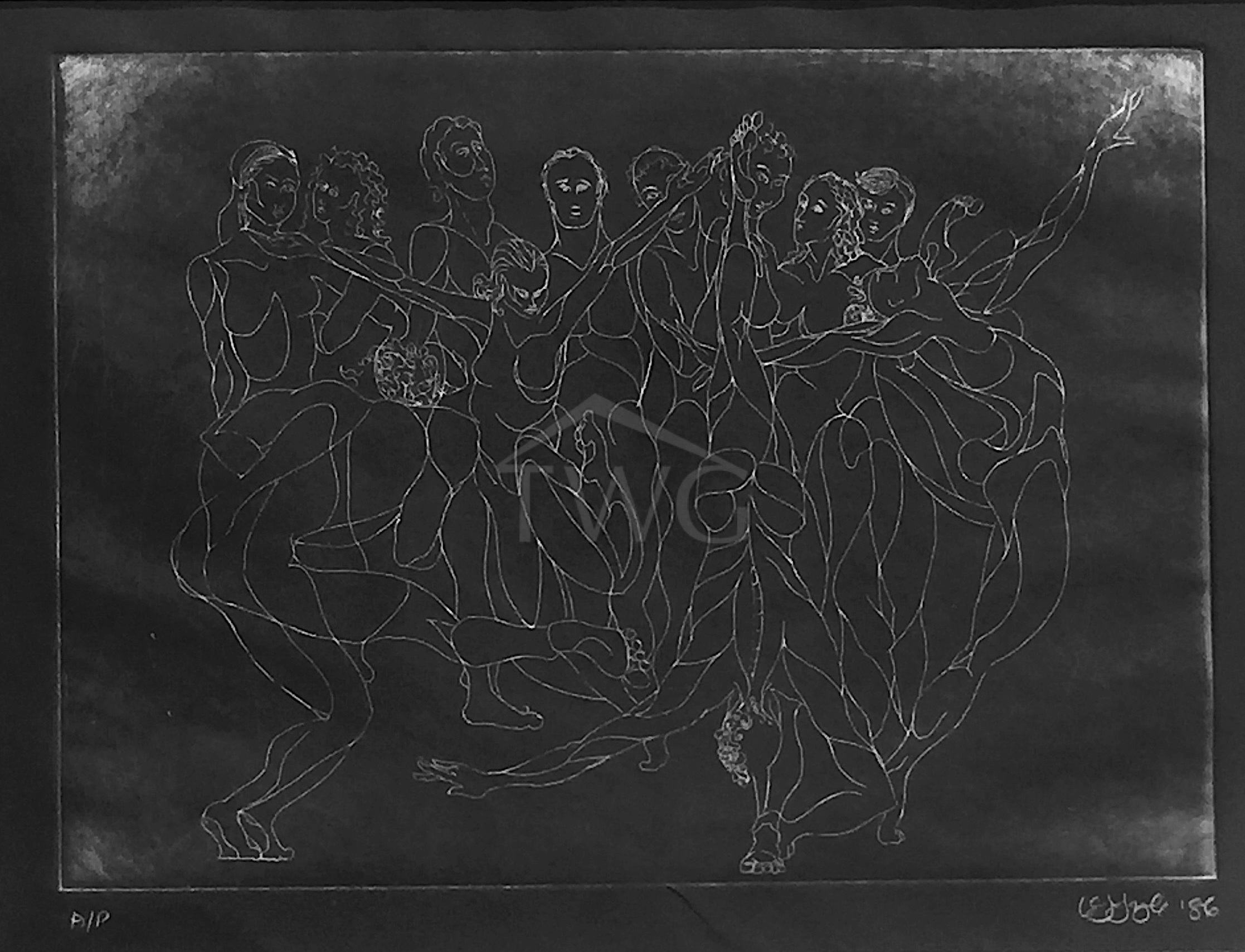 ?Dancers Tryptic? Artist Proof