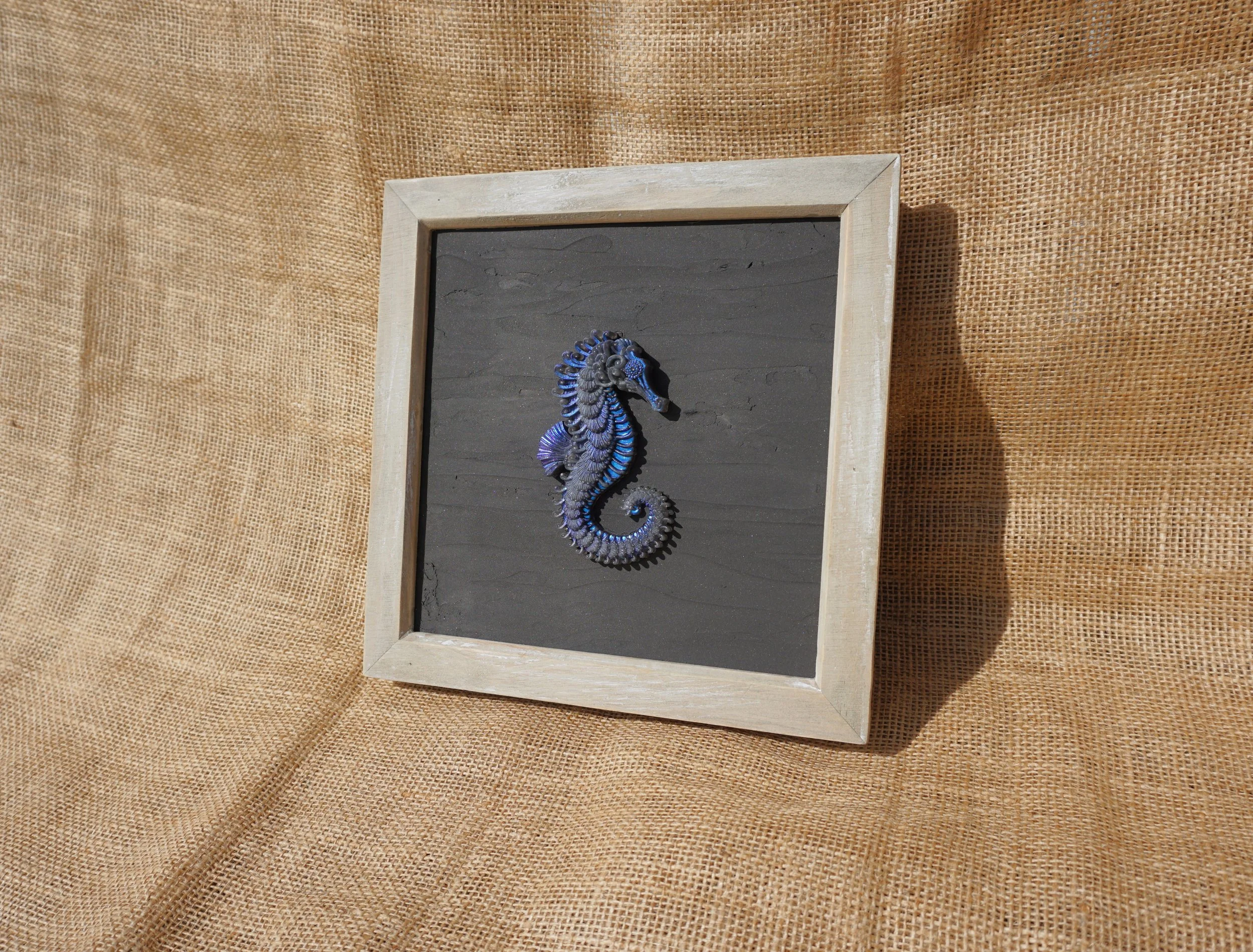 Framed Seahorse