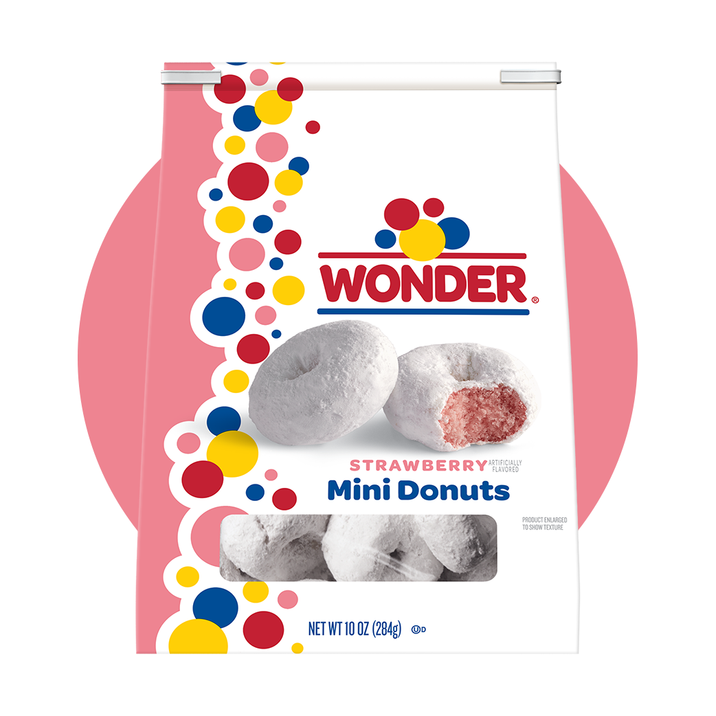 Wonder Strawberry Mini Donuts