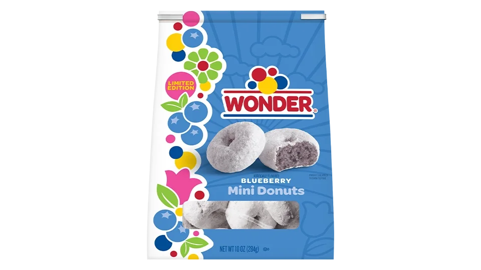 Wonder Blueberry Mini Donuts Bag