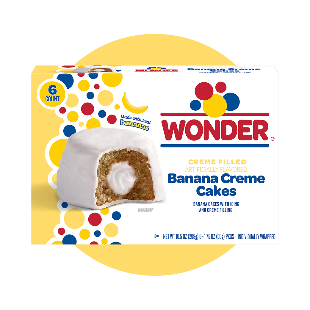 Wonder Wonder Crème Filled Banana Crème Cakes — product image