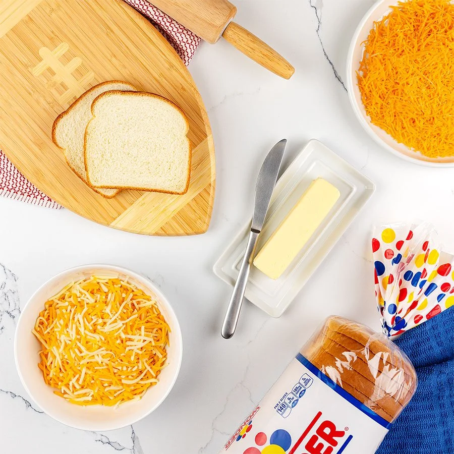 Game Day Grilled Cheese Chips — Wonder bread