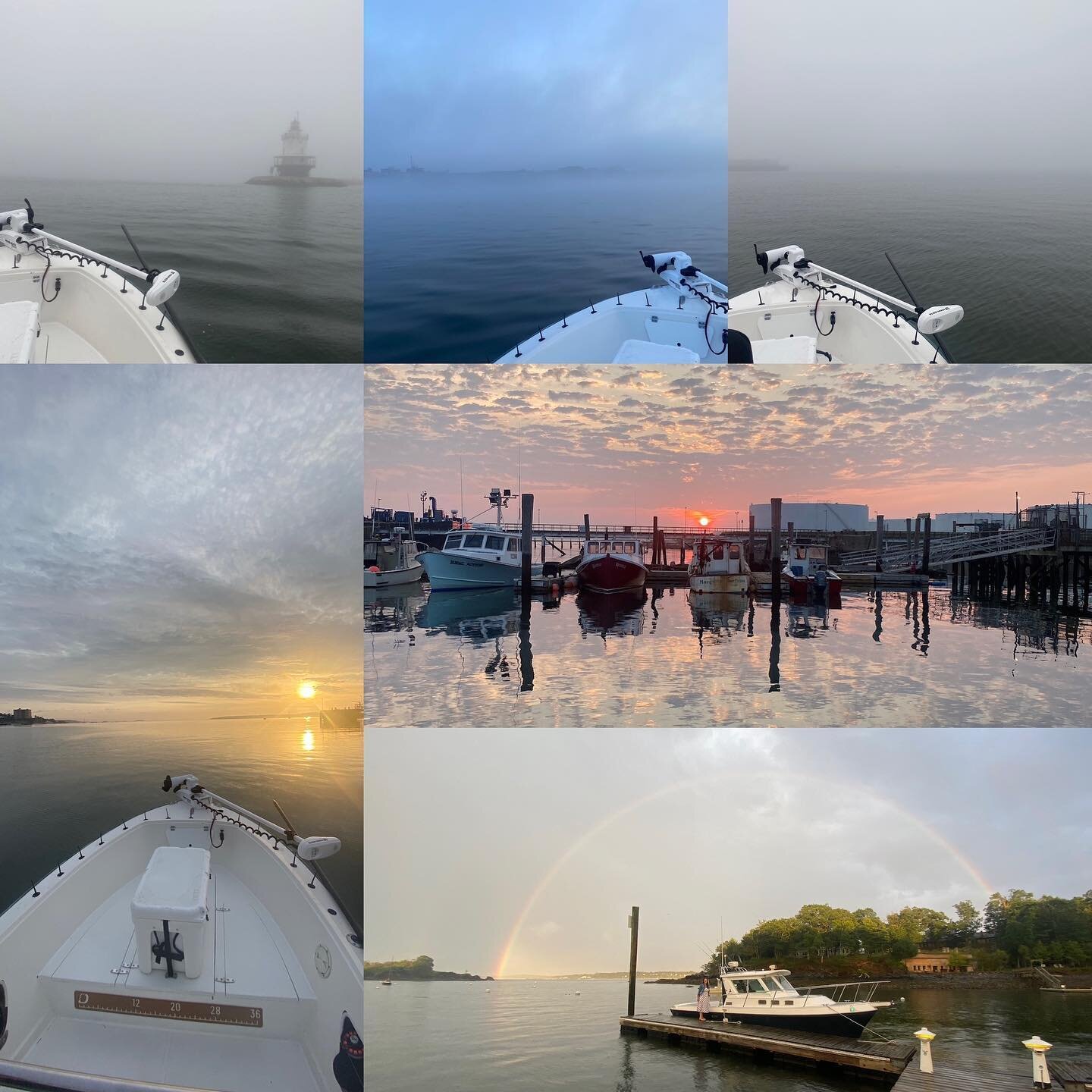 While rain and fog were the name of the game in 2023 there were some gems as there always are. No matter the weather it&rsquo;s where I want to me - cannot wait to get started again in 2024!! #cascobay #portlandmainefishing #stripedbass #catchandrele