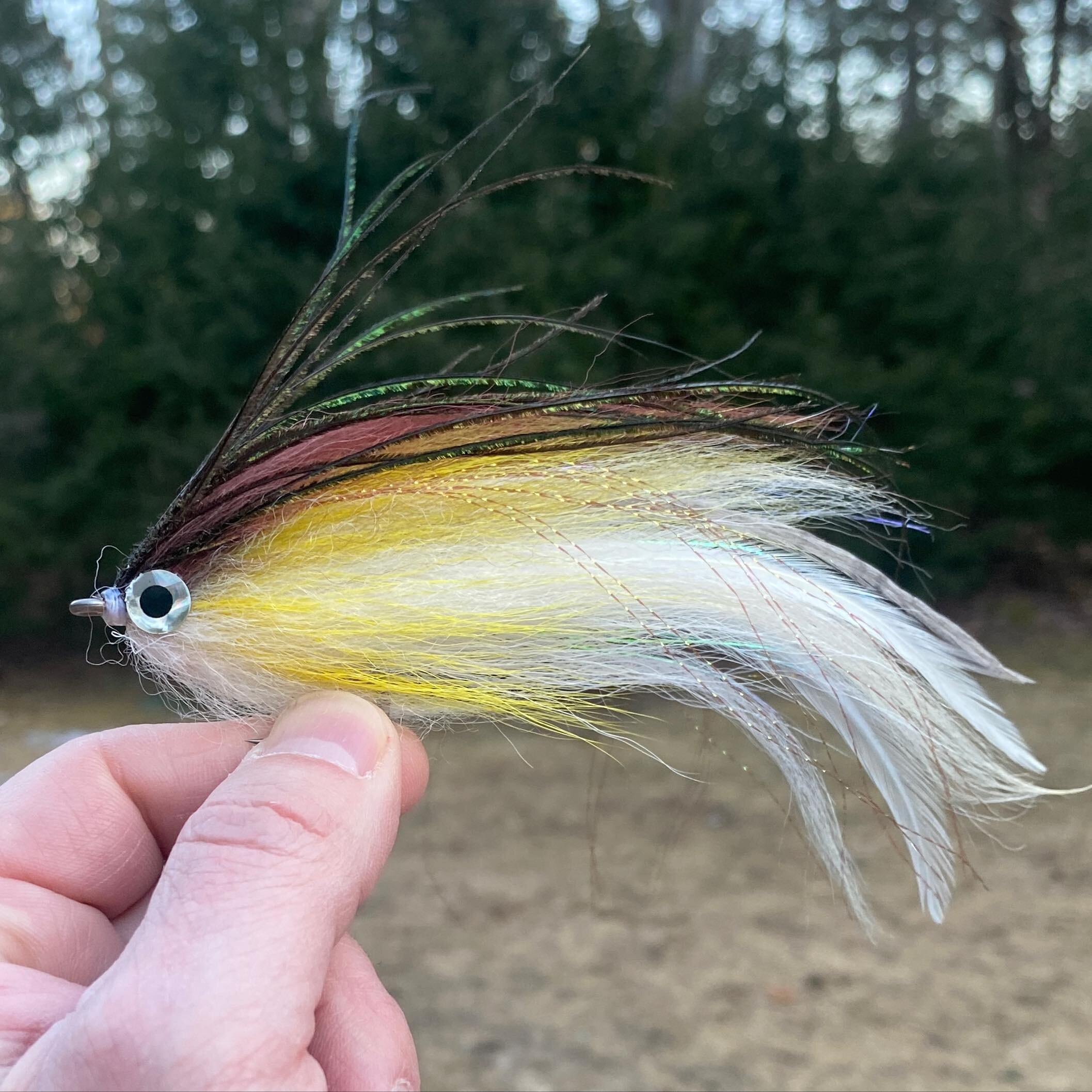 Filling the boxes - in typical random fashion. Messing around with Nayat - new to me - but pretty cool. I&rsquo;ve tied with a lot of things like it but not completely. Think I like it a lot. Hope it looks good in the water and stripers don&rsquo;t m