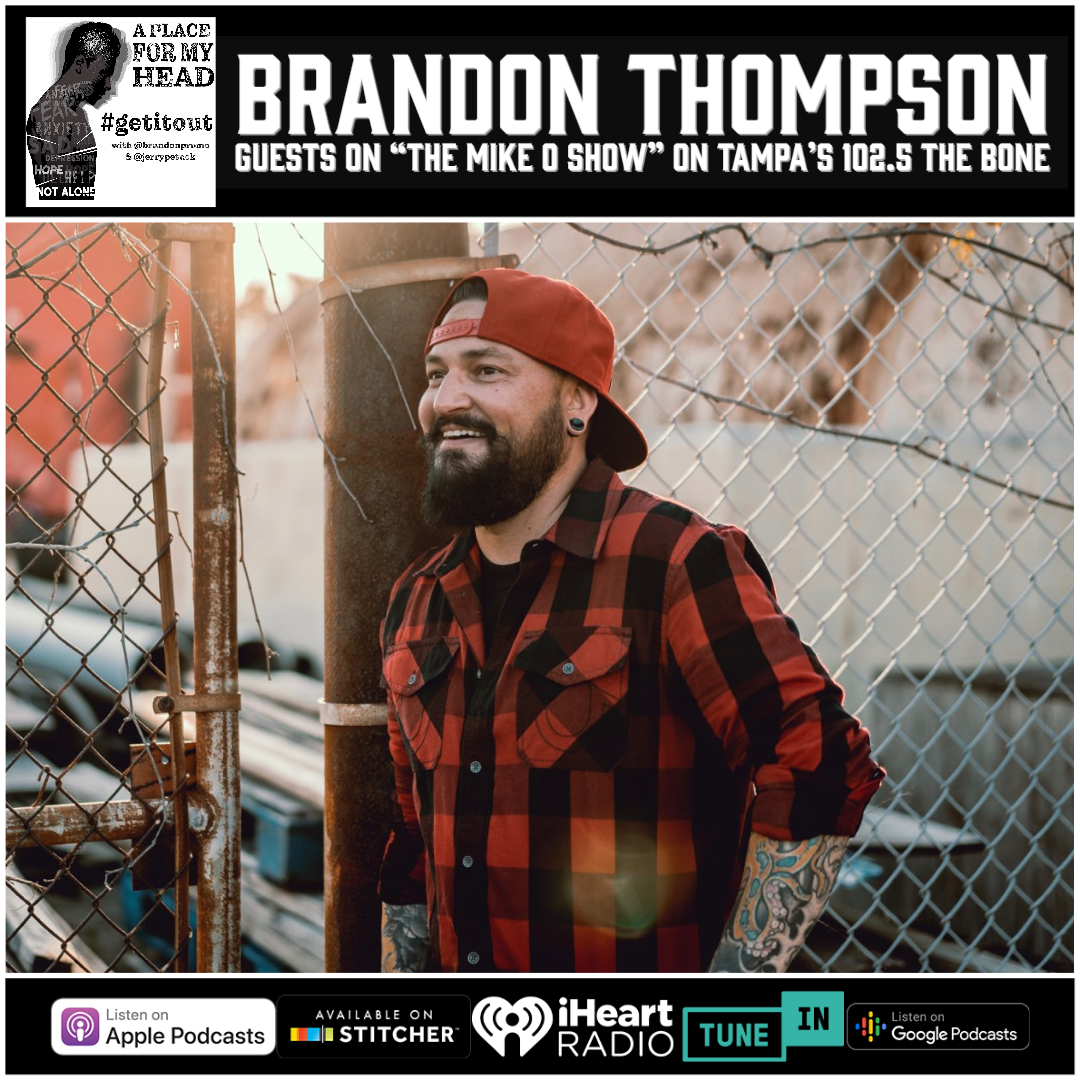 Brandon Thompson Guests on "The Mike O Radio Show" on Tampa's 102.5 The Bone
