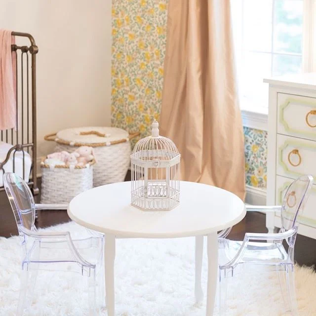 children's ghost chair and table