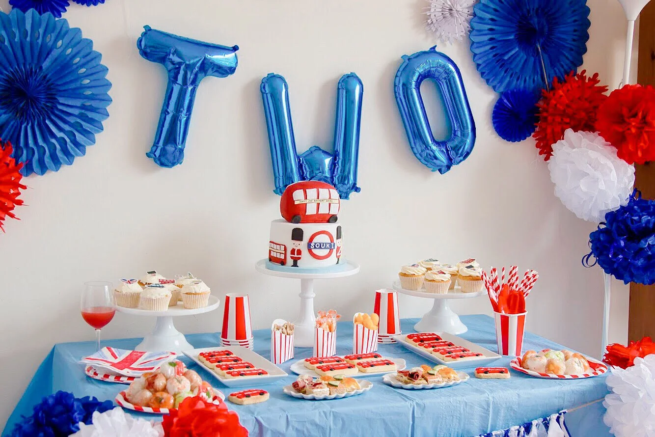 London Bus Themed Party - ロンドンバス・バースデーパーティー
