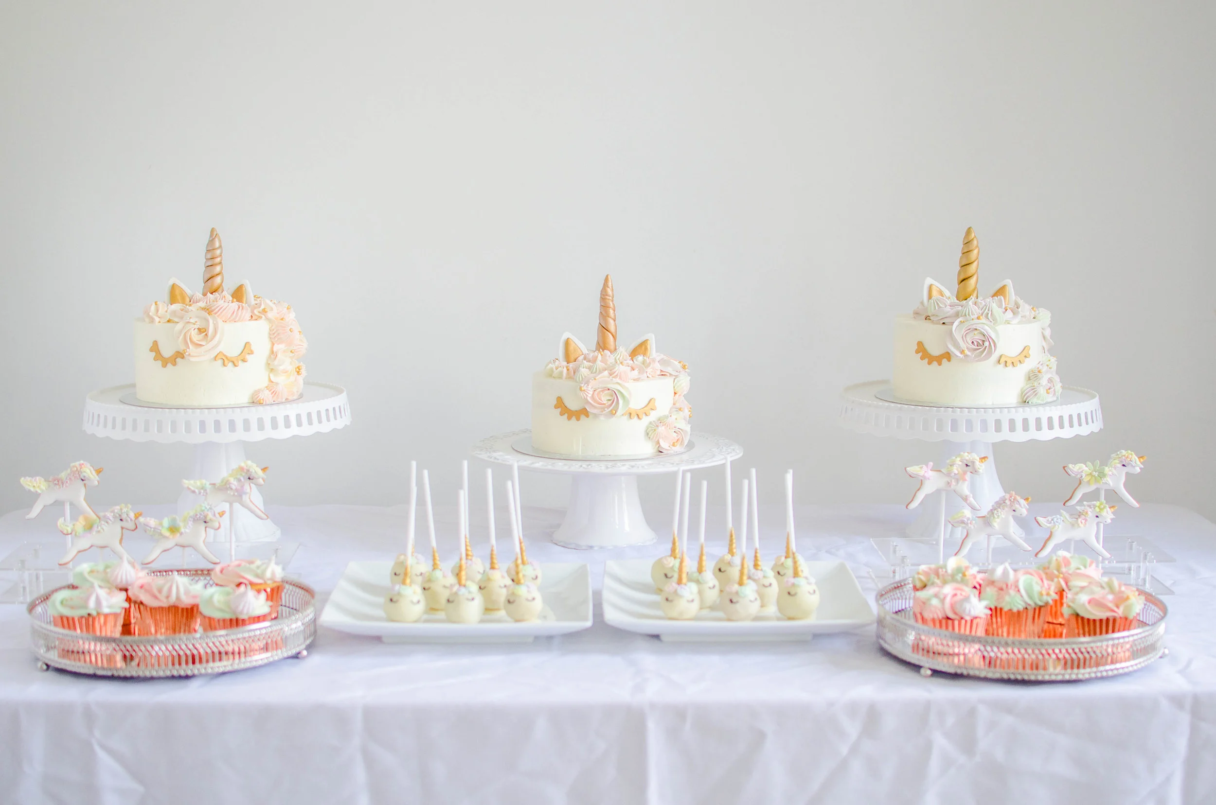 Unicorn and Rainbow Themed Girl's Birthday - ユニコーンバースデースイーツ