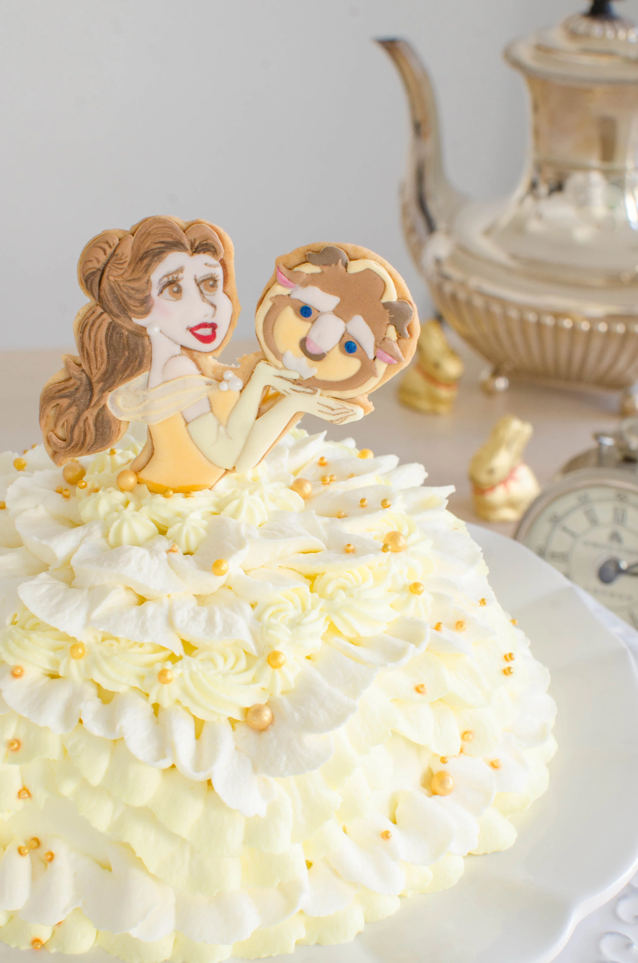 Princess Belle Doll Cake