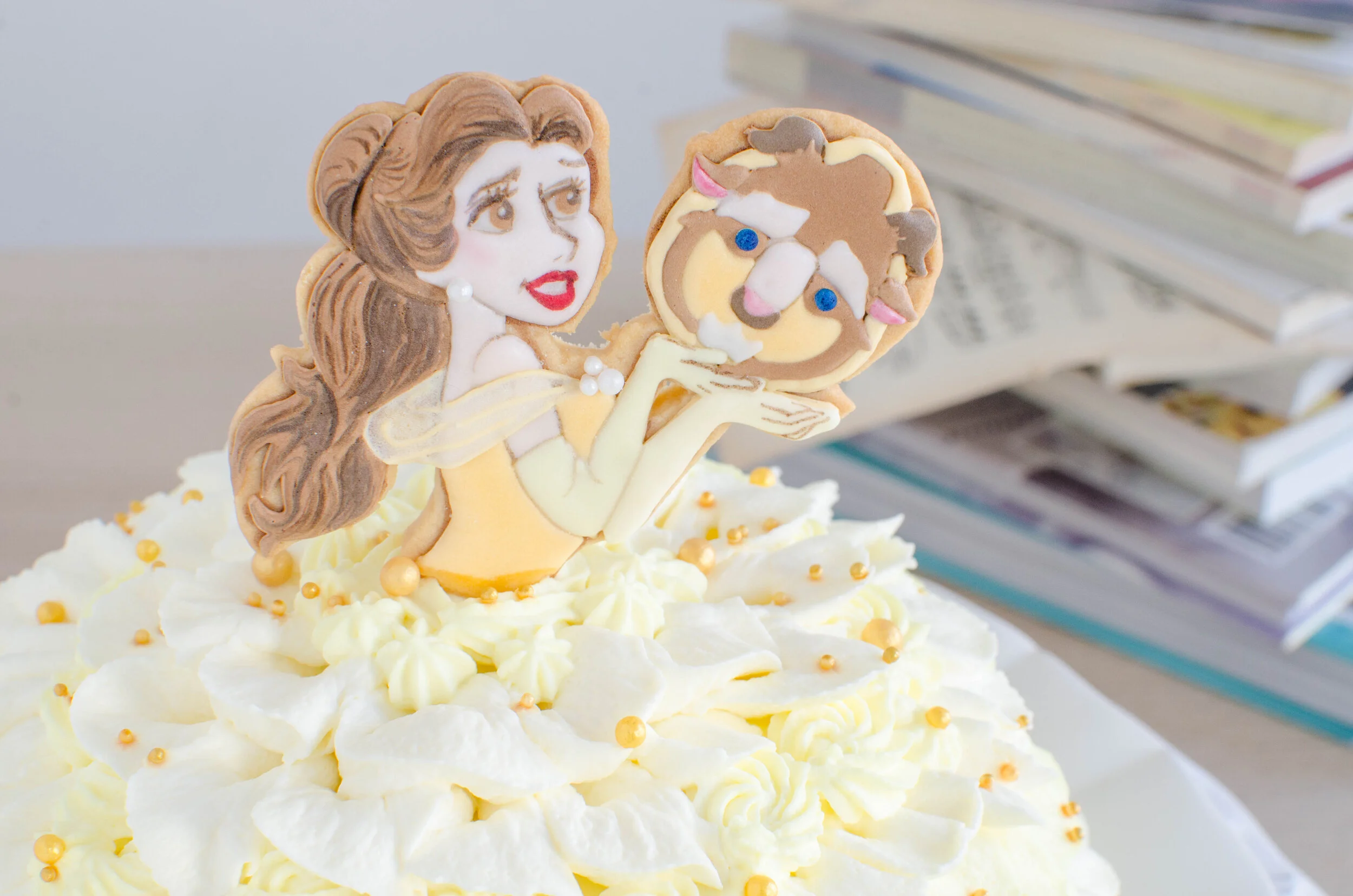 Beauty And The Beast Icing Cookie