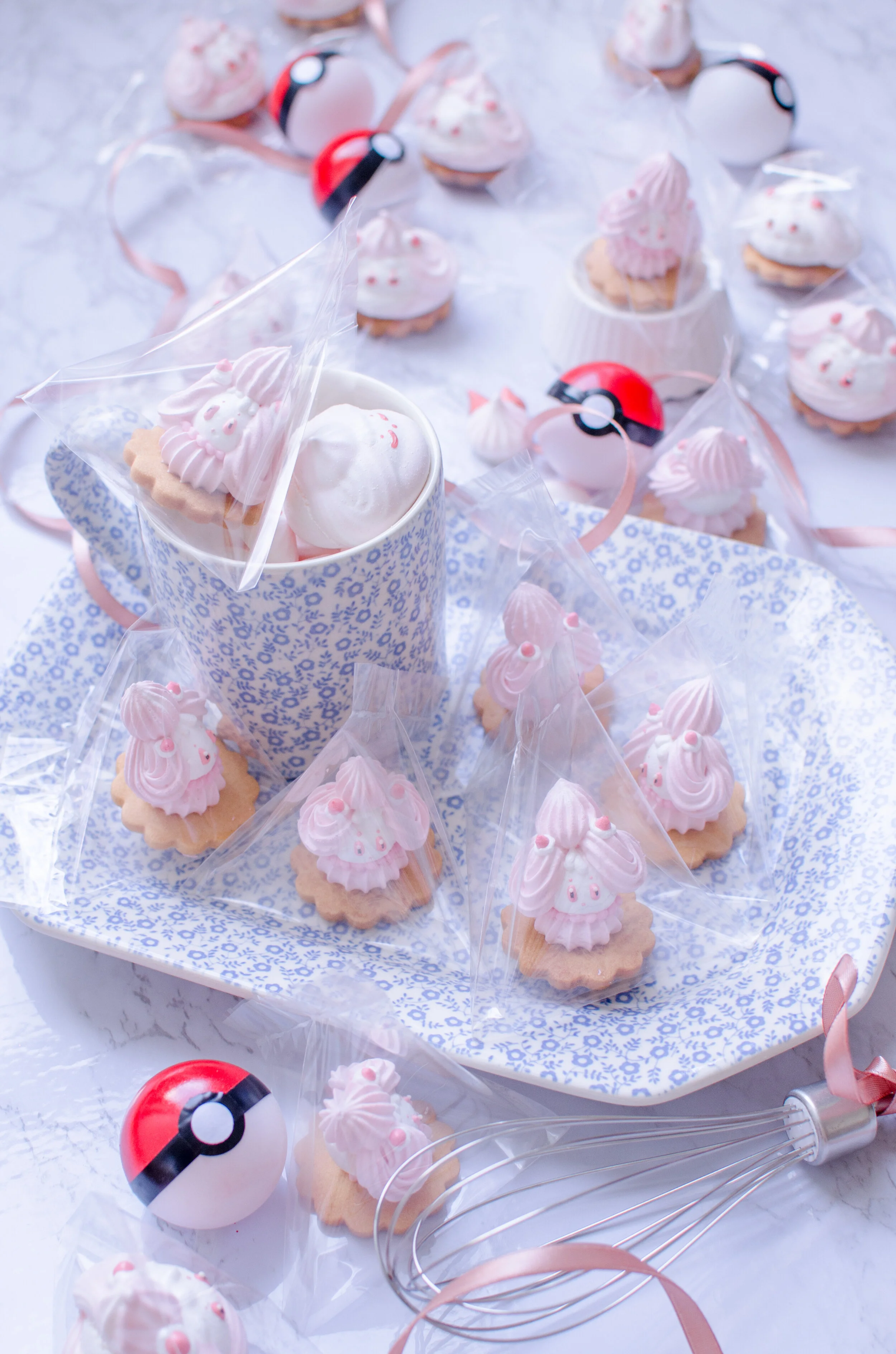 Pokémon Alcremie Meringues - ポケモン「マホイップ」のメレンゲクッキー
