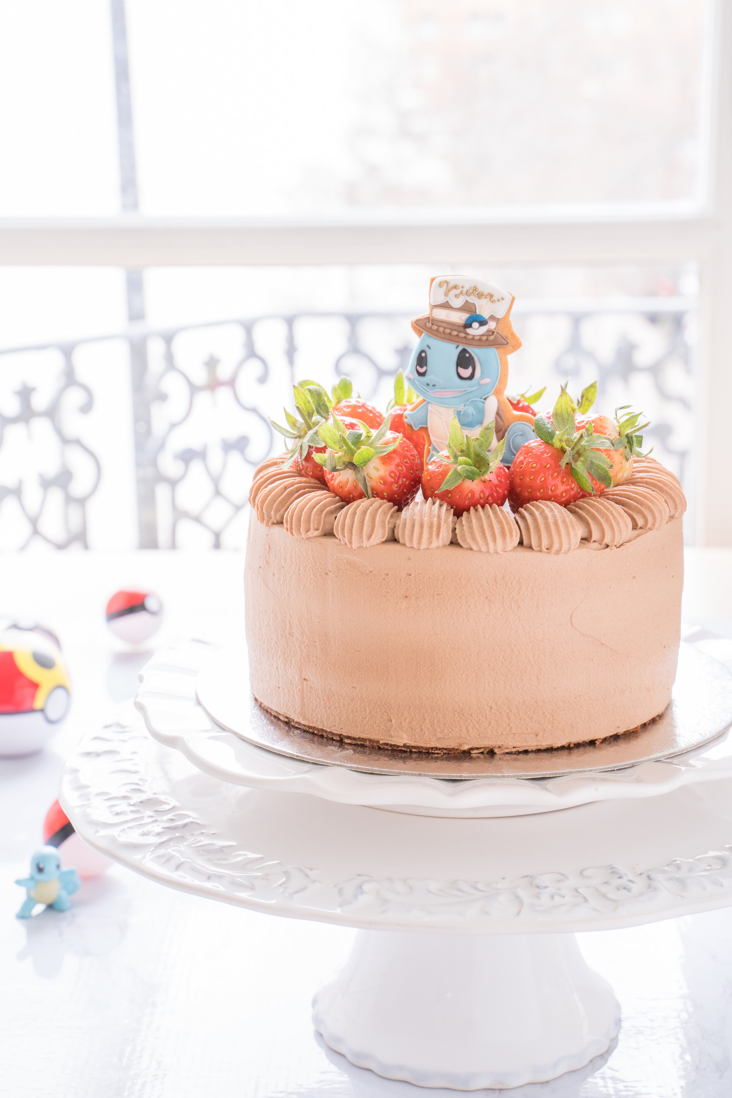 Pokemon Squirtle Chocolate Cake ゼニガメのチョコレートケーキ Coucou Natsuha