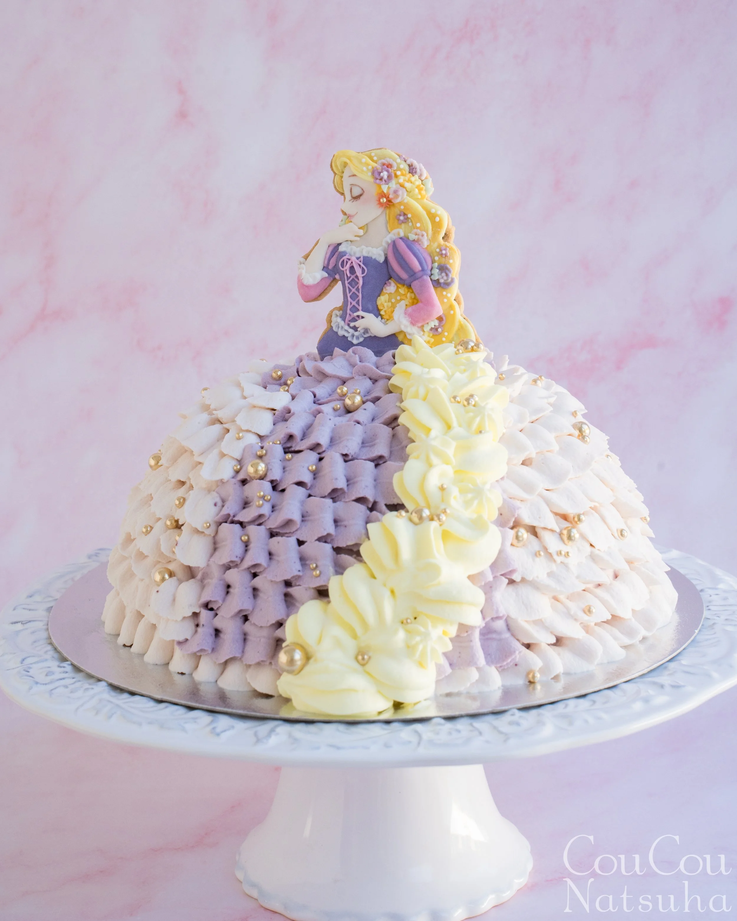 Dreamy Rapunzel Doll Cake
