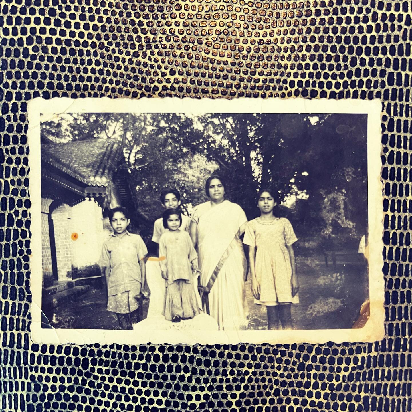 I just adore finding old family photographs, especially of family that I didn&rsquo;t get a chance to meet or like this one of my dear Grandmother, who I only met 4 times. My Dad is far left, the cheeky one. Still is, at 81. This was taken in Gorakhp