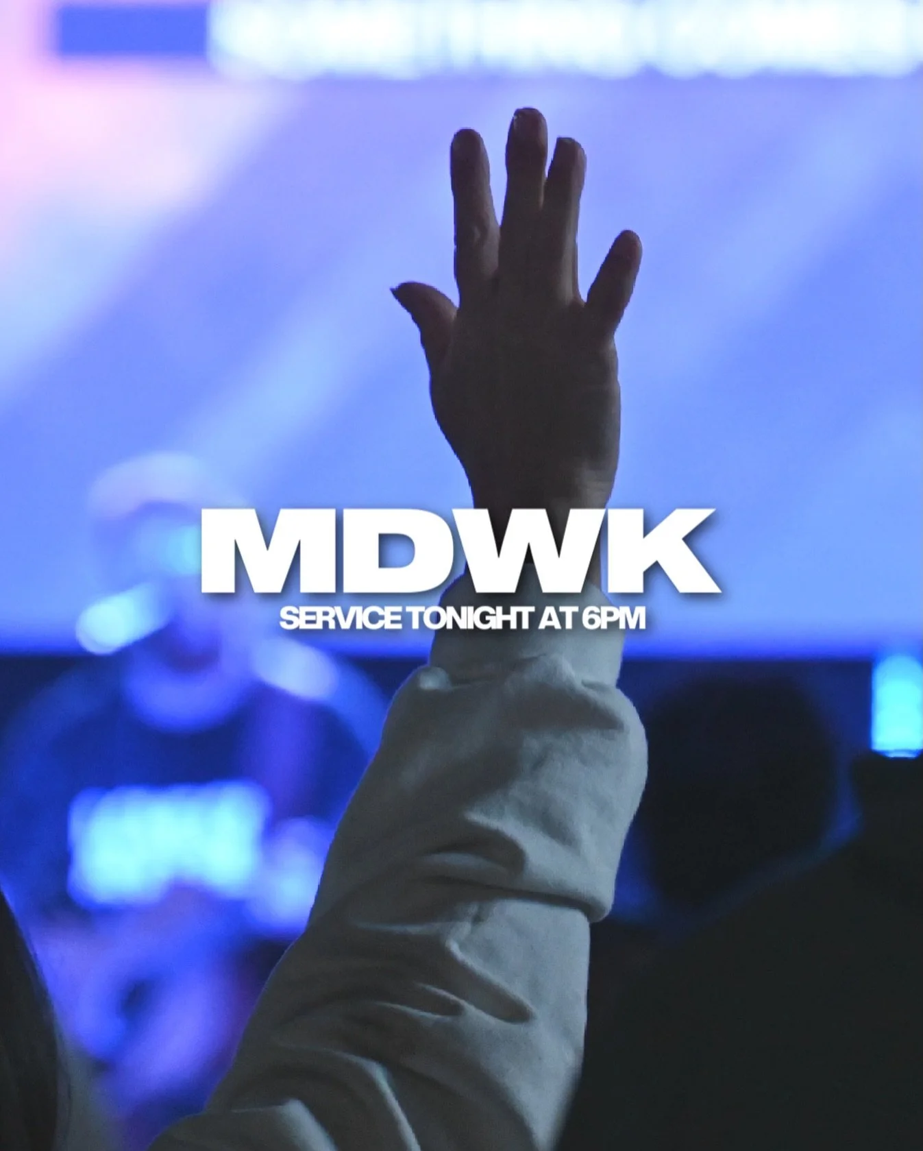 We hope to see you tonight at 6pm for MDWK!
We are praying and believing for a Mighty Move of God as we gather together to Worship King Jesus!