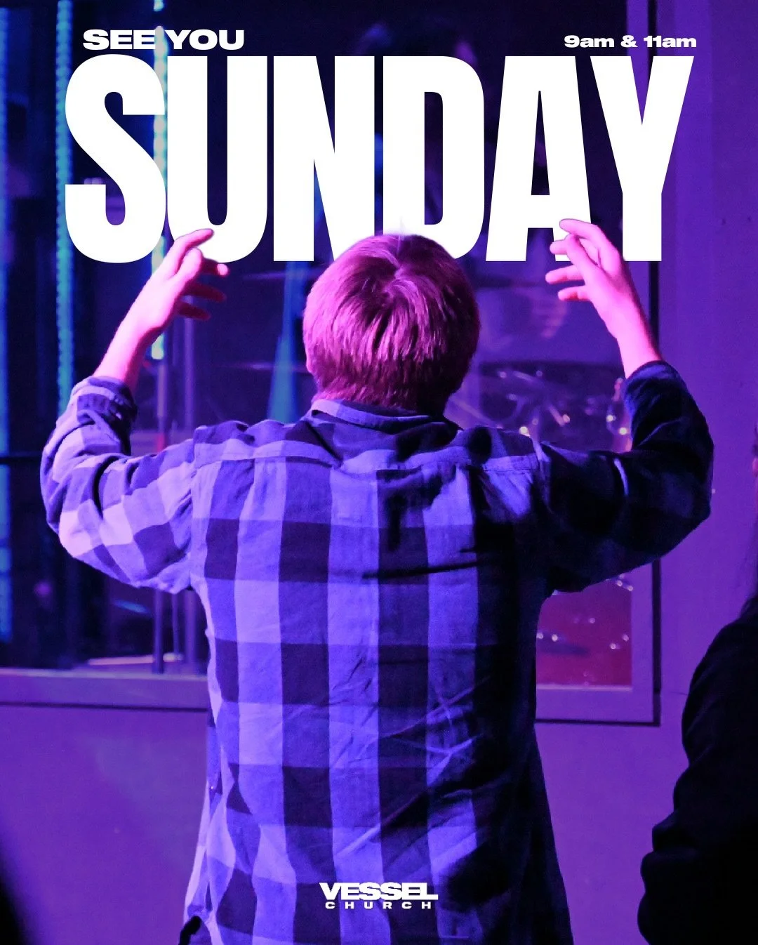 Sundays at Vessel are always special-full of presence, purpose, and people who feel like family! 

Get ready for an amazing Sunday family! Invite someone to come and see what Jesus is doing!

9am &amp;11am