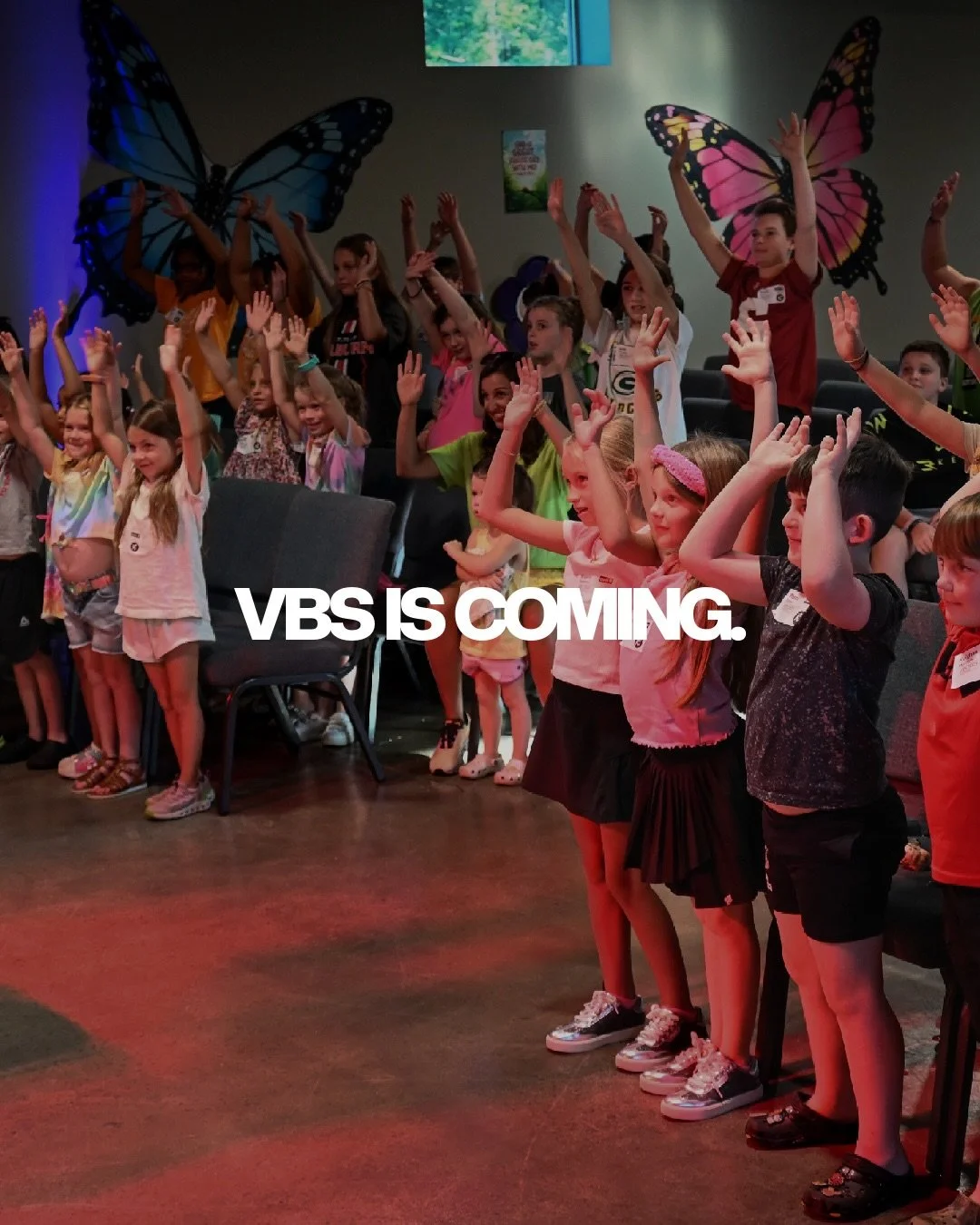 VBS 2026 - Illumination Station 🟨🟪🟩
June 9-12th | 5:30pm-8:00pm

Kids completing PreK-5th grade are invited to four evenings of fun, faith, and exploring how light reveals who He truly is.

Registration is now open ✅

Register kids by click the li