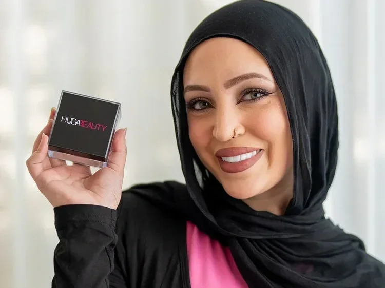Huda Beauty product photography in Austin.