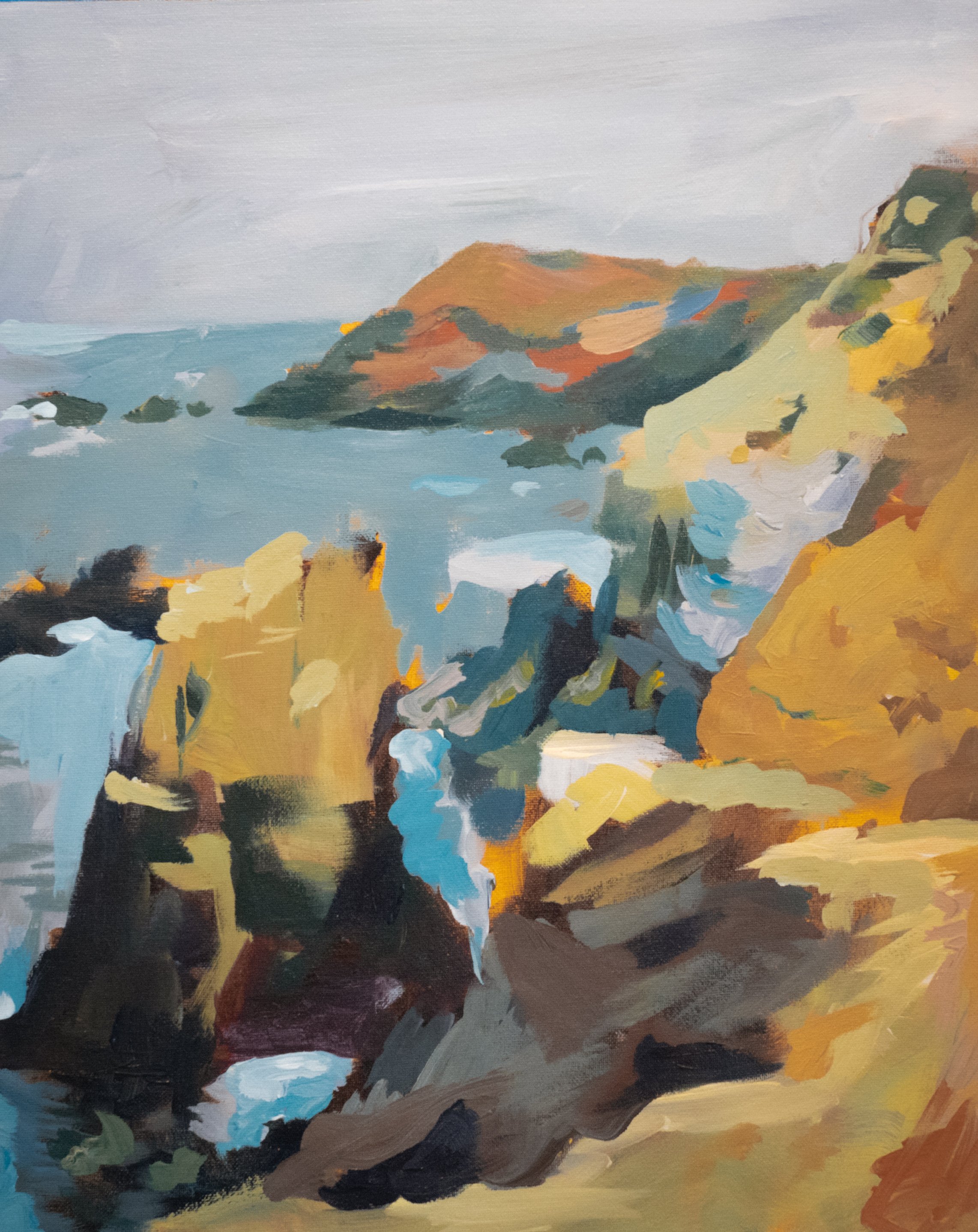 California coast, 2021