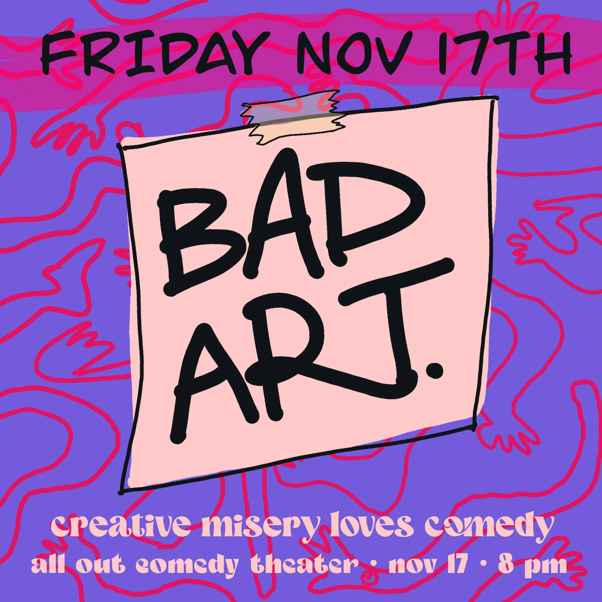 bad art promo, nov 2023