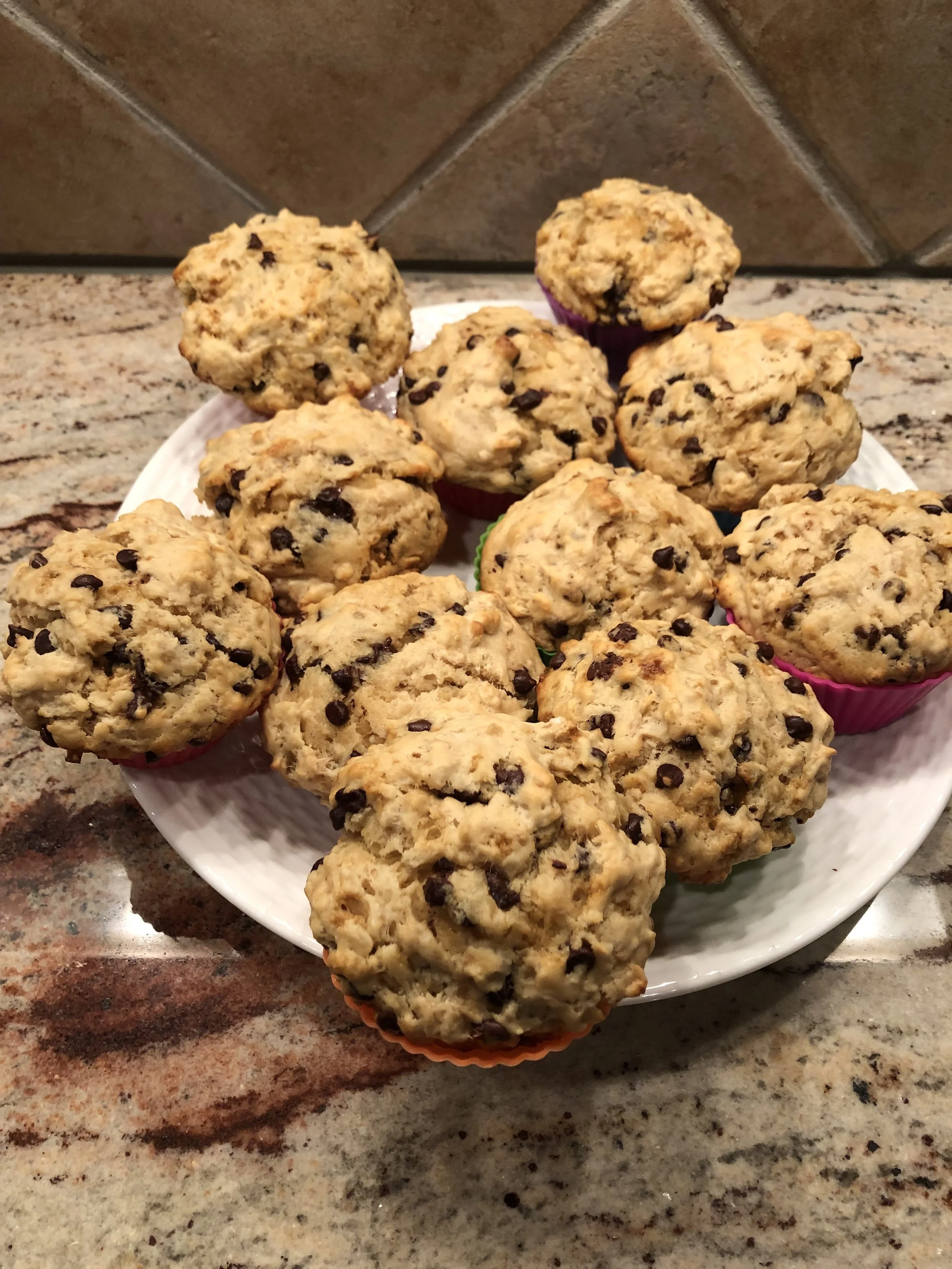 Oatmeal Chocolate Chip Muffins