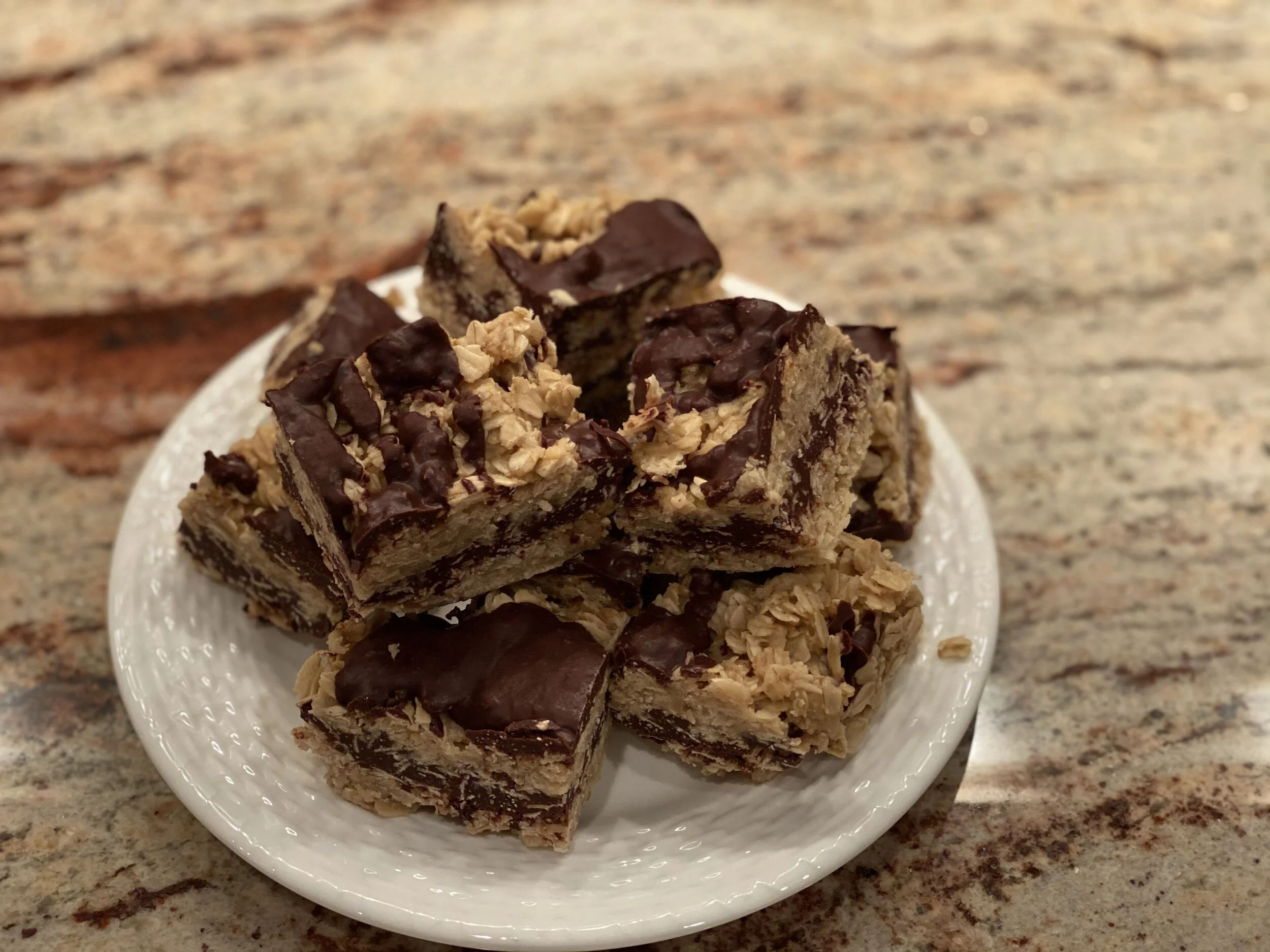 Oatmeal Peanut Butter Dark Chocolate Bar