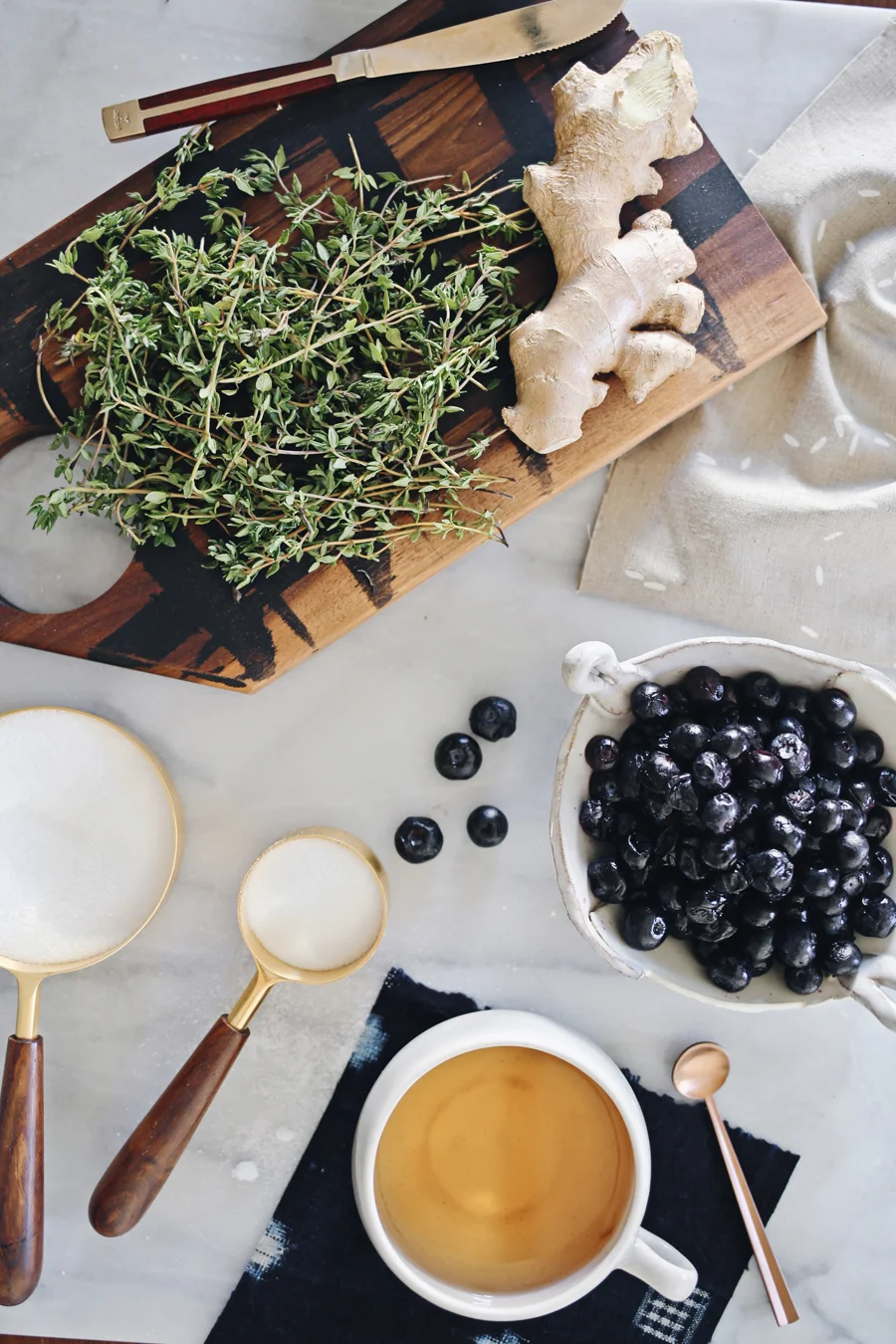 Blueberry Shrub Ingredients | Dine X Design