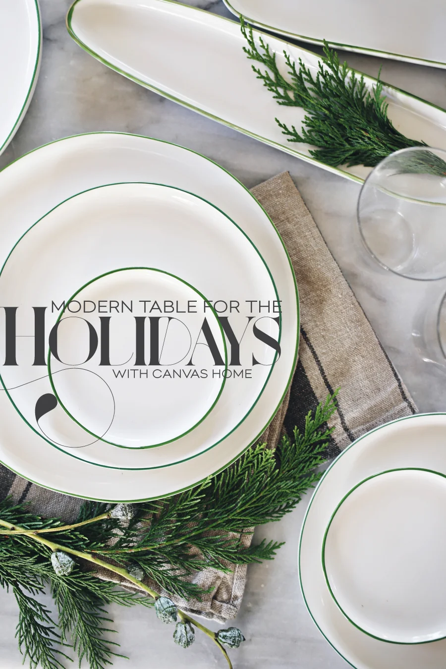 Dine X Design | Modern Holiday Table | Canvas Home