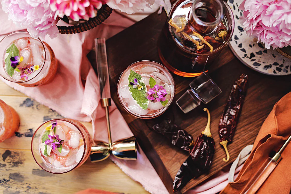 05_Chili Infused Roasted Strawberry Smash Cocktail | Dine X Design.jpg