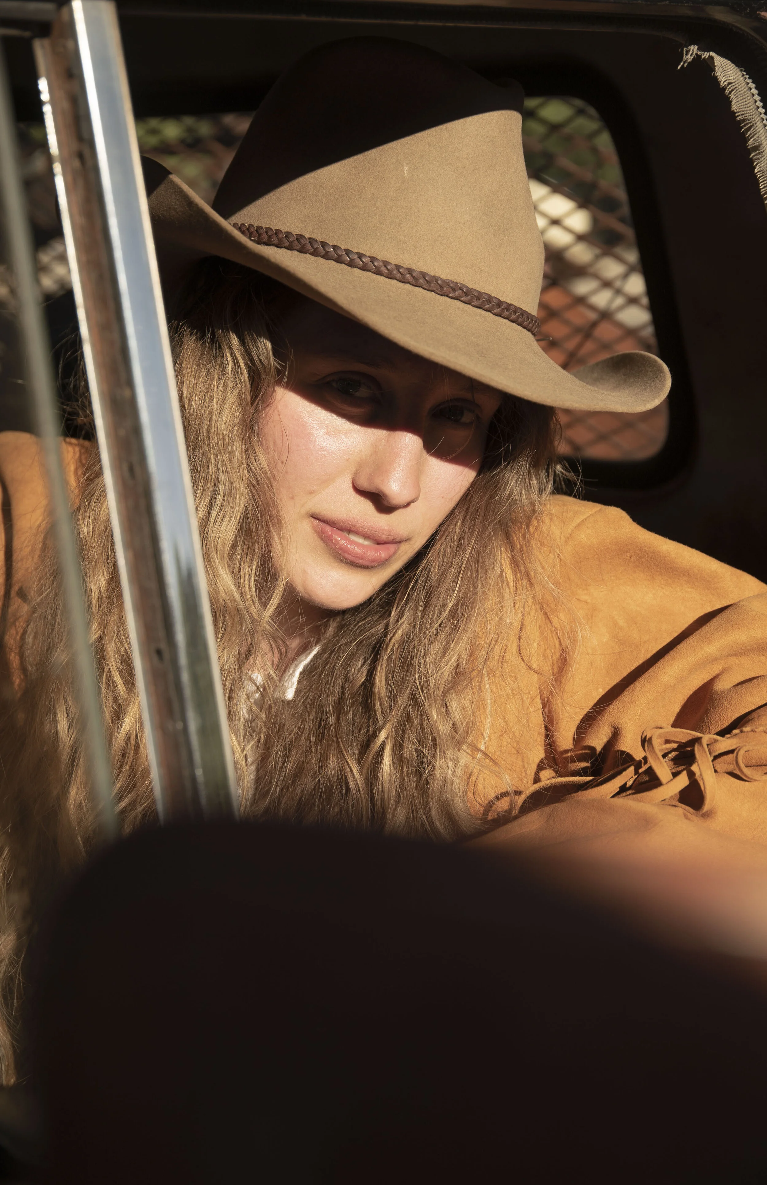 Prarie Rose Inside Truck.JPG