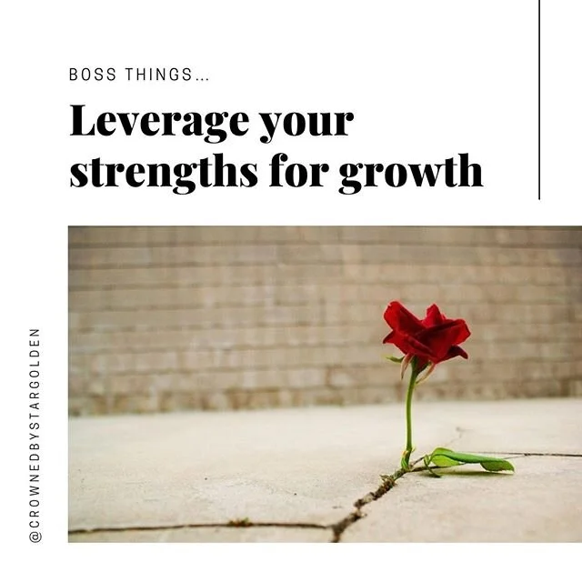 Balance means leveraging your strengths to grow in areas that need growth- weakness is a mindset. The world teaches us to focus on strengthening our weaknesses for a place a weakness. That makes no sense to me! We should find growth from a place a st